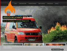 Tablet Screenshot of feuerwehr-koeppern.de